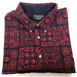 Trader Bay Heavy Short Sleeve Button-down | 2XL